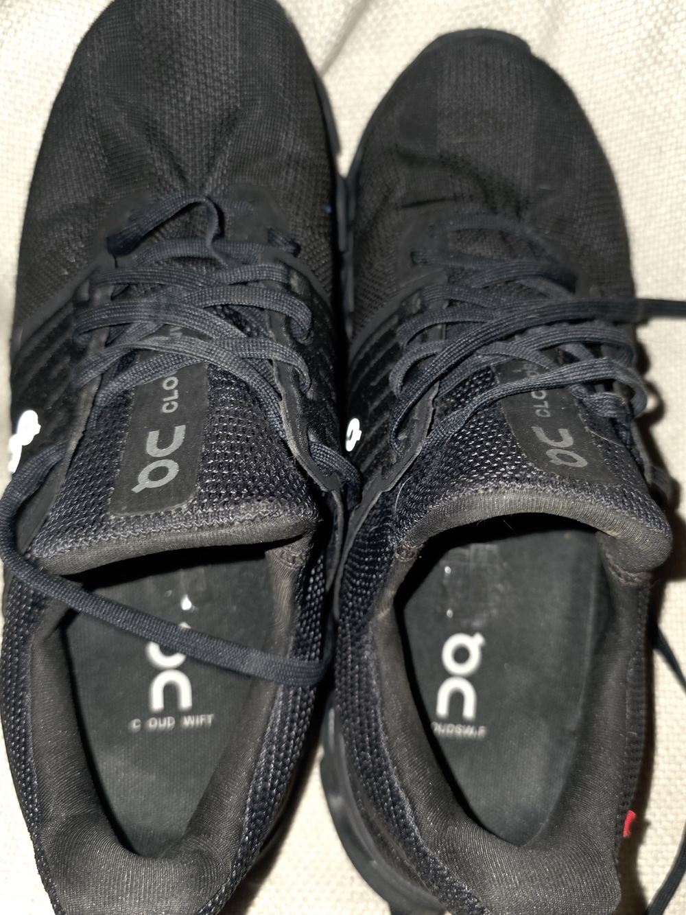 On Running Women's Black Athletic Running Shoes